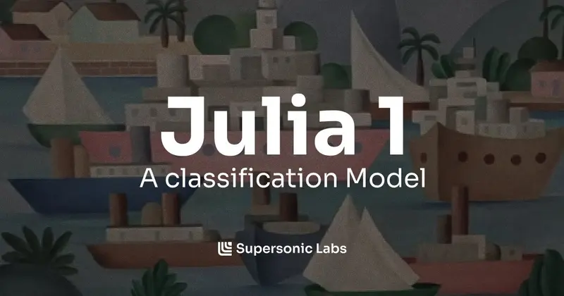 Image from Julia 1: a 144M-parameter decision model from Supersonic Labs