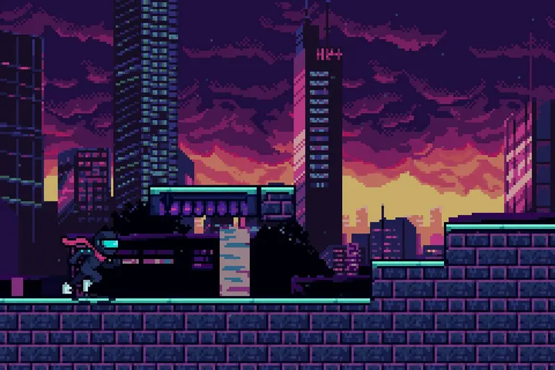 Still from Real-time platformer levels (X)